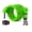 green, variant on Lando Lock Bike Lock Cable with Combination 4ft Resettable Combination Lock with Vinyl Coating, five digit password lock, mountain bike portable lock, electric bike key lock, bicycle lock