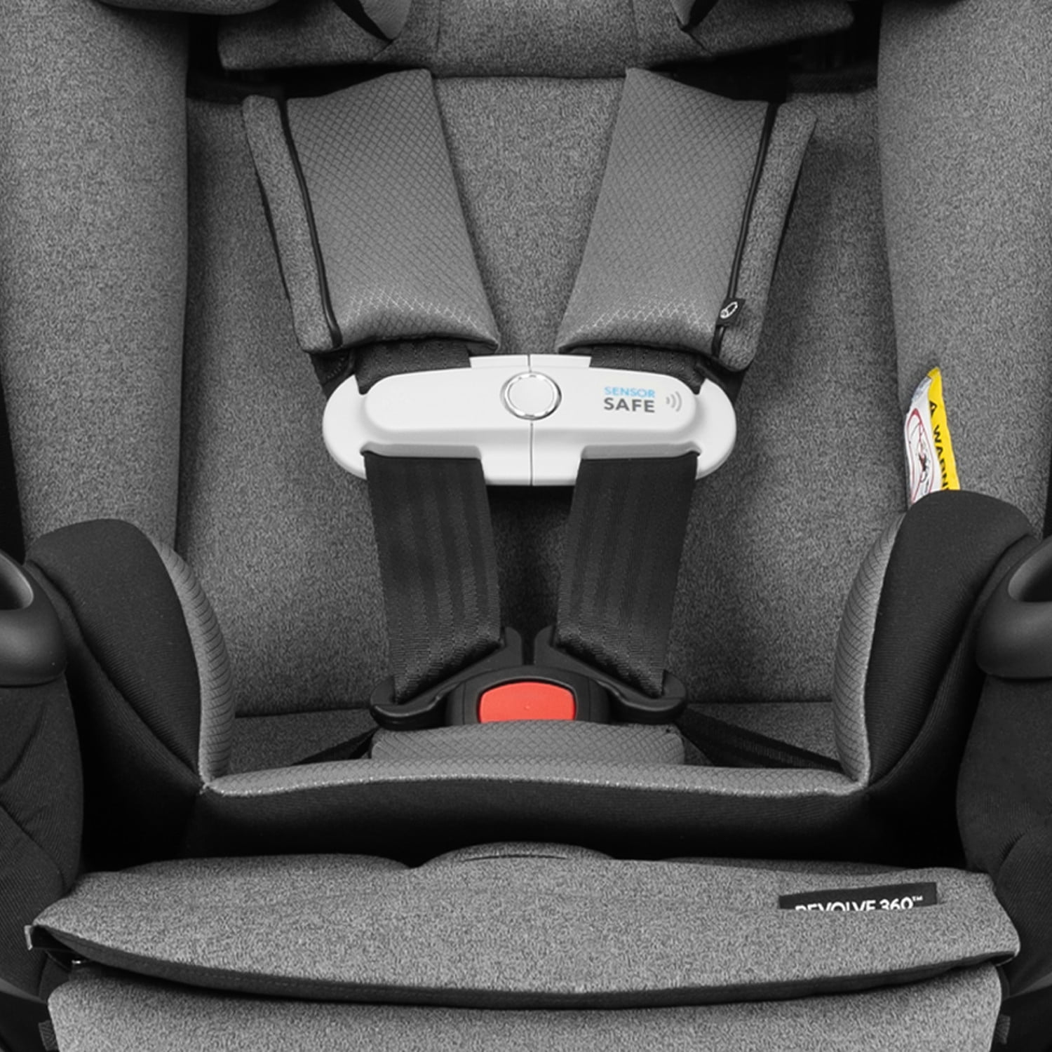 Evenflo Gold Revolve360 Extend All-in-One Rotational Car Seat with SensorSafe, Moonstone, Gray