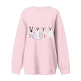 thumbnail image 4 of Enjoytime Women's Sweatshirt Graphic Print Long Sleeve Cute Sweatshirts Crew Neck 2025 Halloween Pullover Tops, 4 of 5