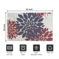 thumbnail image 5 of Red and Blue Pioneer Flower Pattern Door Rugs,Washable Non Slip Door Mats Indoor,Decorative Door Mats,Entry Mat Indoor for Entrance,Bedroom,Kitchen,Bathroom,20"x32", 5 of 6