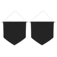 thumbnail image 1 of Uxcell 11"x10" Enamel Pin Display Banner Canvas Pin Banner Wall Hanging Banner Black 2 Pack, 1 of 5