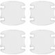 thumbnail image 1 of 4 Uds. Adhesivo para manilla de puerta de coche, película protectora antiarañazos para manilla de puerta de coche, Protector de copa para manilla de puerta de coche (transparente), 1 of 5