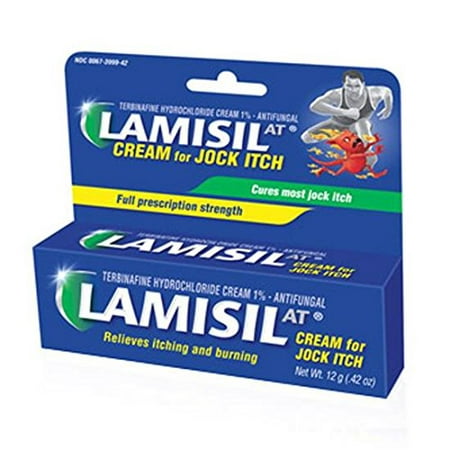 Lamisil AT Cream For Jock Itch Terbinafine Hydrocholride Cream 1% .42oz (Best Oral Medication For Jock Itch)
