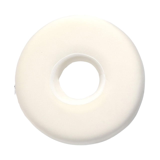 predolo Ear Piercing Pillow Pierced Ears Support Breathable Ergonomic Washable Polyester white round