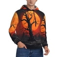 thumbnail image 2 of Daiia Yellow Castle Sunset Tree for Men's Fashion Hoodies & Sweatshirts with Kangaroo Pocket Hooded Sweatshirt Breathable & Moisture Wicking-3X-Large, 2 of 7