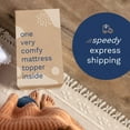 thumbnail image 2 of ViscoSoft 3 Inch Memory Foam Mattress Topper Twin - Select High Density Ventilated Mattress Pad, 2 of 2