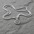 thumbnail image 5 of SilverCloseOut Sterling Silver Tiny Bali Style Charm Necklace Gifts Mom, 5 of 6