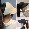 thumbnail image 4 of Ladies' Sun Protection Hat, Polyester, 17cm Cap Depth, 8.5cm Brim, 54-58cm Head Circumference, Multiple Colors, Adjustable Size, Lightweight and Comfortable, 4 of 8
