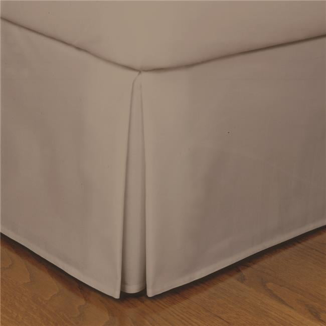 Fresh Ideas Fre23614moch05 14 In Microfiber Bed Skirts Mocha Actual Color