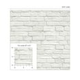 thumbnail image 4 of Seabrook Designs  Industrial Faux Brick Prepasted Wallpaper - 20.5 in. W x 33 ft. L, 4 of 7