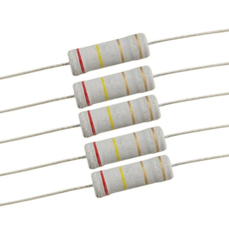 

Unique Bargains 10 x 5W 700V 2.4 ohm Wire Metal Oxide Film Resistors