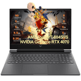 thumbnail image 1 of HP - Victus 16.1 Pouces IPS 144Hz Ordinateur Portable de Jeu - AMD Ryzen 7-8845HS 8 Cœurs - 64 Go DDR5 Mémoire - 2 To SSD - NVIDIA GeForce RTX 4070 - Noir - HyperX avec Haut-Parleurs Doubles, 1 of 5