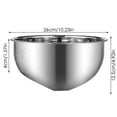 thumbnail image 4 of Binwennn Drainer Stainless Steel Rice Washing Thickened Kitchen Colander For Washing Rice Vegetables And Fruits Durable & Proof, 4 of 7