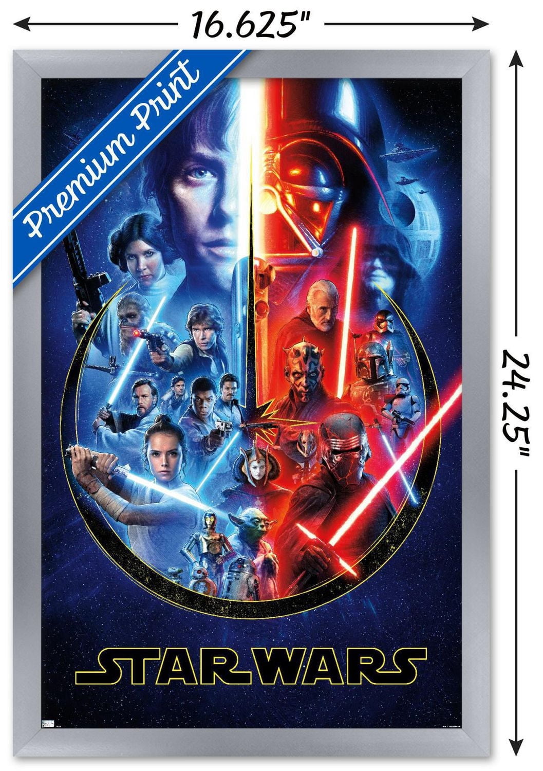 Star Wars - Skywalker Saga Wall Poster, 22.375" x 34"