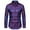 Purple, variant on lcziwo Ofertas de Hoy en LiquidaciΓ³n Mens Silk Paisley Dress Shirts Long Sleeve Button Down Shirts Business Casual Formal Shirts Slim Fit T Shirt for Wedding Party