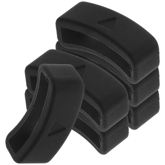 Raindrops 6-Pack and Flexible Watch Band for Men and Women, Comfortable Replacement Accessory