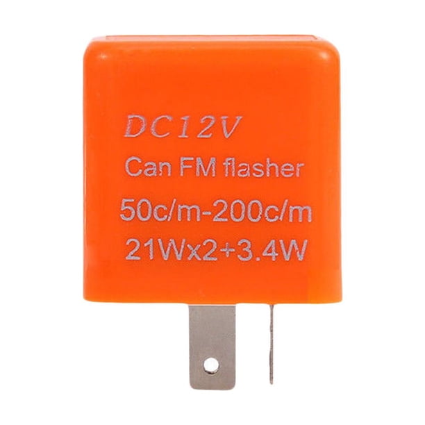 Destellador Relay Para Motocicleta Intermitentes Direccionales Ajustable Para LED huangjie unisex