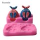 thumbnail image 4 of Herramienta para decoración de pasteles, herramienta para hornear fondant con forma de pie para niño y niña, molde para fondant, máxima comodidad, 4 of 5