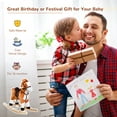thumbnail image 6 of Qaba Kids Plush Toy Rocking Horse Ride on with Realistic Sounds -  Brown, 6 of 9