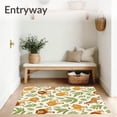 thumbnail image 3 of ODIKA 4'x6' Machine Washable Non-Slip Area Rug, Wildlife Wonders Storybook Safari Animal Parade with Tropical Accents High Traffic Rug with Pad, Beige, 684044, 3 of 8