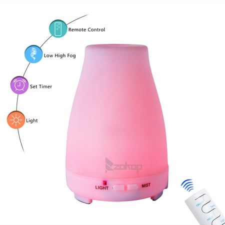 Zimtown Ultrasonic Aroma Humidifier,120/200/300/500ml Aromatherapy Essential Oil Diffuser Cool Mist Humidifier for Home, Yoga, Office,