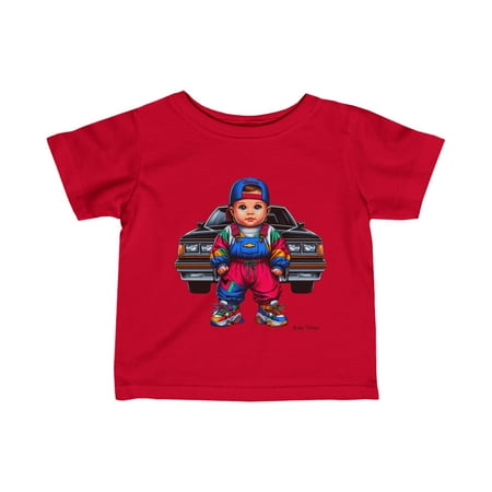 Retro Baby & Chevy Infant Fine Jersey Tee Retro Baby & Chevy Infant Fine Jersey Tee