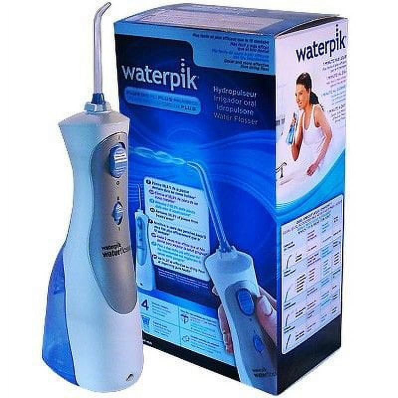 Waterpik Battery Operated Travel Size Dental Floss Water Flosser Oral Irrigator White Walmart