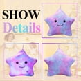thumbnail image 3 of Peluche colorido Pillow KAHEAUM con iluminación LED con forma de estrella, 3 of 7