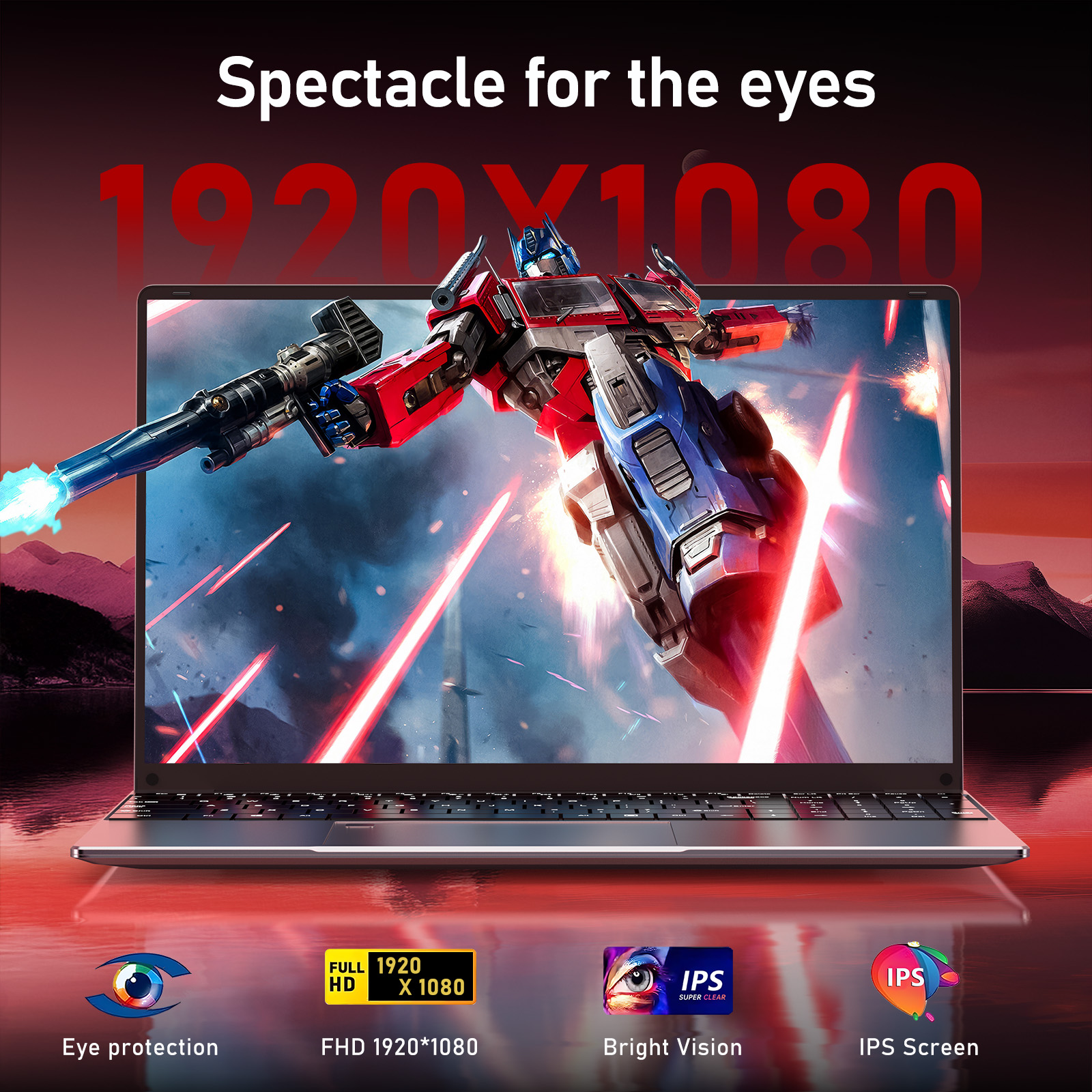 Chheart 2025 Gaming 15.6 Inch FHD Computer Laptop, AMD Ryzen 5 7430U 6C/12T, 16GB, 1TB SSD,AMD Radeon Graphics,1920 * 1080,WiFi 5,BT5.0,Backlit