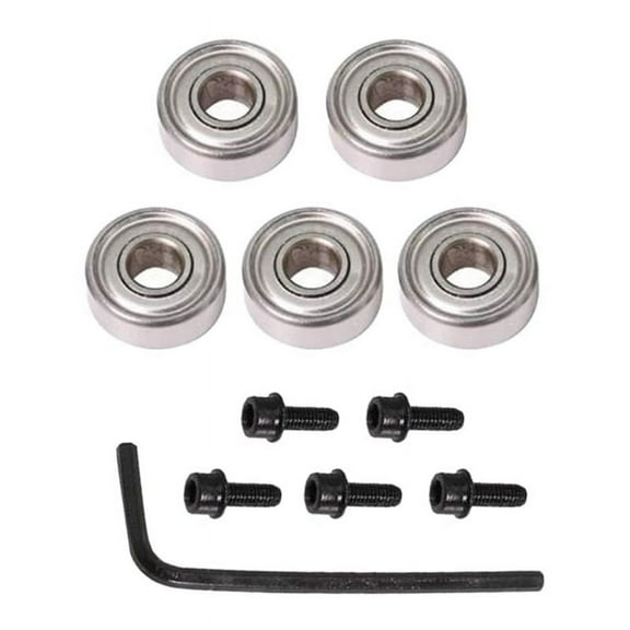 Top Bearing Router Bit Cutter Set Ball Accessories Kit Inner 4.76mm Outer 12.7mm