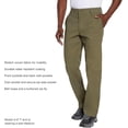 thumbnail image 4 of Eddie Bauer Men's Tech Chino Pant – Lightweight Water-Resistant Stretch, Active Fit Casual Outdoor Hiking Travel Pants (Green, 32Wx32L), 4 of 7