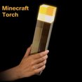 thumbnail image 3 of Minecraft Flashlight Scope Flashlight (Wall Mountable) Charging Night Light Torch Ore Lamp Foam Mass Pickaxe Table Lamp, 3 of 5