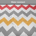 thumbnail image 7 of Chevron Chair Seating Cushion Set of 6, Retro Chevron Pattern Abstract Waves Happiness Contrasting Colors Creativity, Seat Pads with Anti-slip Backing, 16"x16", Grey Marigold Red, by Ambesonne, 7 of 7
