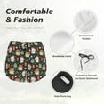 thumbnail image 4 of Gukieu Dragon With Hohoho Print Women's Sports Shorts with Drawstring Elastic Waistband for Running, Yoga, Fitness-XX-Large, 4 of 7