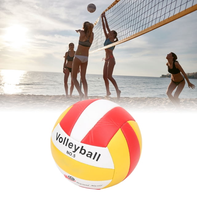 Voleibol De Interior, Voleibol Rojo Oficial Talla 5 Para Enseñanza