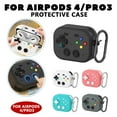 thumbnail image 4 of Game Case AirPods 4/Pro 3, Classic Cool Funny Shock-Proof Protective Silicone Case with Keychain, for Women/Men, 4 of 9