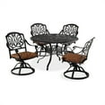 thumbnail image 1 of Homestyles Capri Gris Aluminium 5 Pièces Ensemble de Salle à Manger, 1 of 5