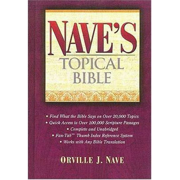 Pre-Owned Nave's Topical Bible Super Value Edition (Hardcover) 078520945X 9780785209454