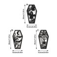 thumbnail image 2 of DFC Classic Bat Pumpkin Shape Wood Plus Sticker Wall Hanging Decoration, 2 of 5