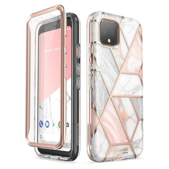 i-Blason Cosmo Case for Google Pixel 4 XL 6.3 inch (2019 Release), Slim Full-Body Stylish Protective Case with Built-in Screen Protector (Marble)