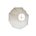 thumbnail image 5 of Royal Designs Flare Bottom Corner Scallop Lamp Shade, Eggshell Fabric, 5 of 5