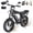 Black, variant on Unibike Powerful Flashlight, USB Rechargeable Waterproof, Super Bright LED Handheld Flashlight, Zoomable Torch for Hiking
