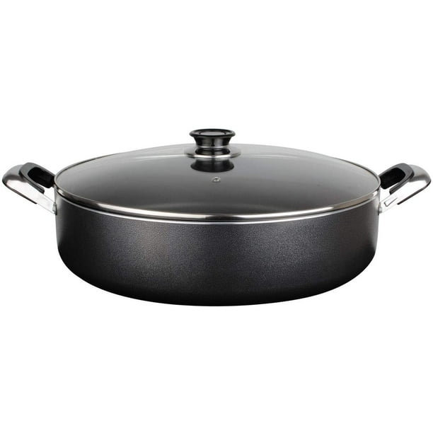Aramco Alpine Cuisine Aluminum Non-Stick Coating Cooking Pot, 12 quart,  Gray,AI17900 - Walmart.com