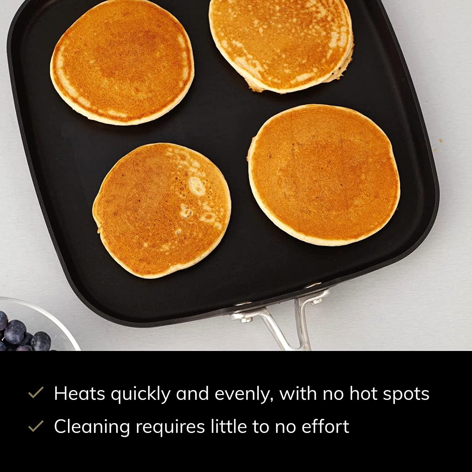 Scanpan Professional Griddle, 11-Inch by 11-Inch