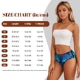 thumbnail image 4 of Balery Futuristic Blue Light Wolf Ropa Interior de Algodón para Mujer con Dibujo – Braguitas Cómodas y Elásticas, Estilo Clásico-Small, 4 of 6