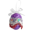 thumbnail image 1 of Plastic Easter Eggs Purple 6Cm Bow Ribbon Hanging Ornament for Easter Basket Fillers, 1 of 7
