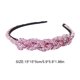 thumbnail image 4 of Sonducket Diadema con tejido de diamantes de imitación, diadema de punto, bandas para el cabello ostentosas, diademas con purpurina, accesorios de estilo Accesorio para el cabello Rosa Sonducket AP010013-01B, 4 of 6