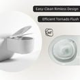 thumbnail image 3 of Los Flexi Compact Wall-Mount Toilet Set - Round Bowl, In-Wall Tank, Tornado Flush, Actuator Plate Included, 3 of 14