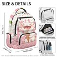 thumbnail image 5 of HELLHERO Adjustable Shoulder Strap Casual Daypack for Preschool Elementary School, 600D Polyester Durable 17 Inch Kids Backpack, Axolotl Ice Cream Print, 5 of 8