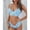 Blue, variant on Pavied Bikini Sets Women Plus Size Lingerie Corset Lace Floral Bralette Bra Two Piece Underwear Push Up Bra Seamless Underwear White S
